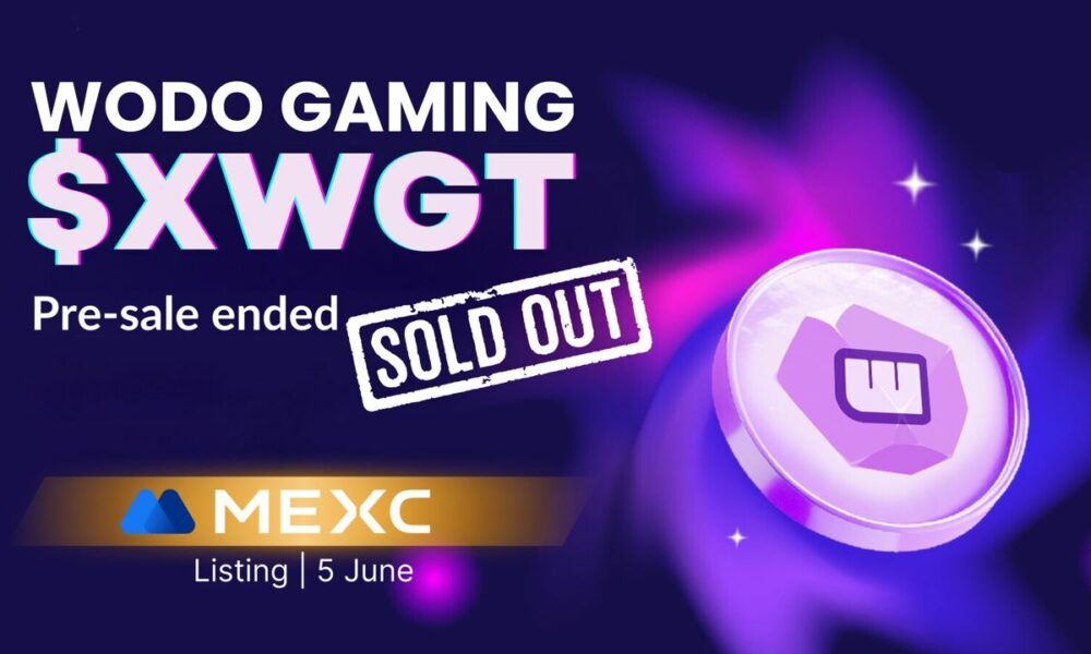 wodo-gaming’s-$xwgt-pre-sale-reached-$550,000-target-in-record-time